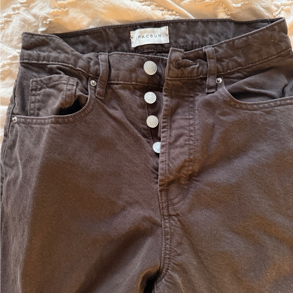 PacSun women’s dad Jean- dark brown
